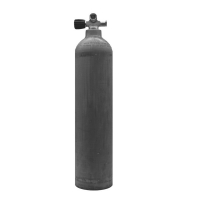 MES 7 L Aluflasche natur 200 bar mit Ventil 12544-LI