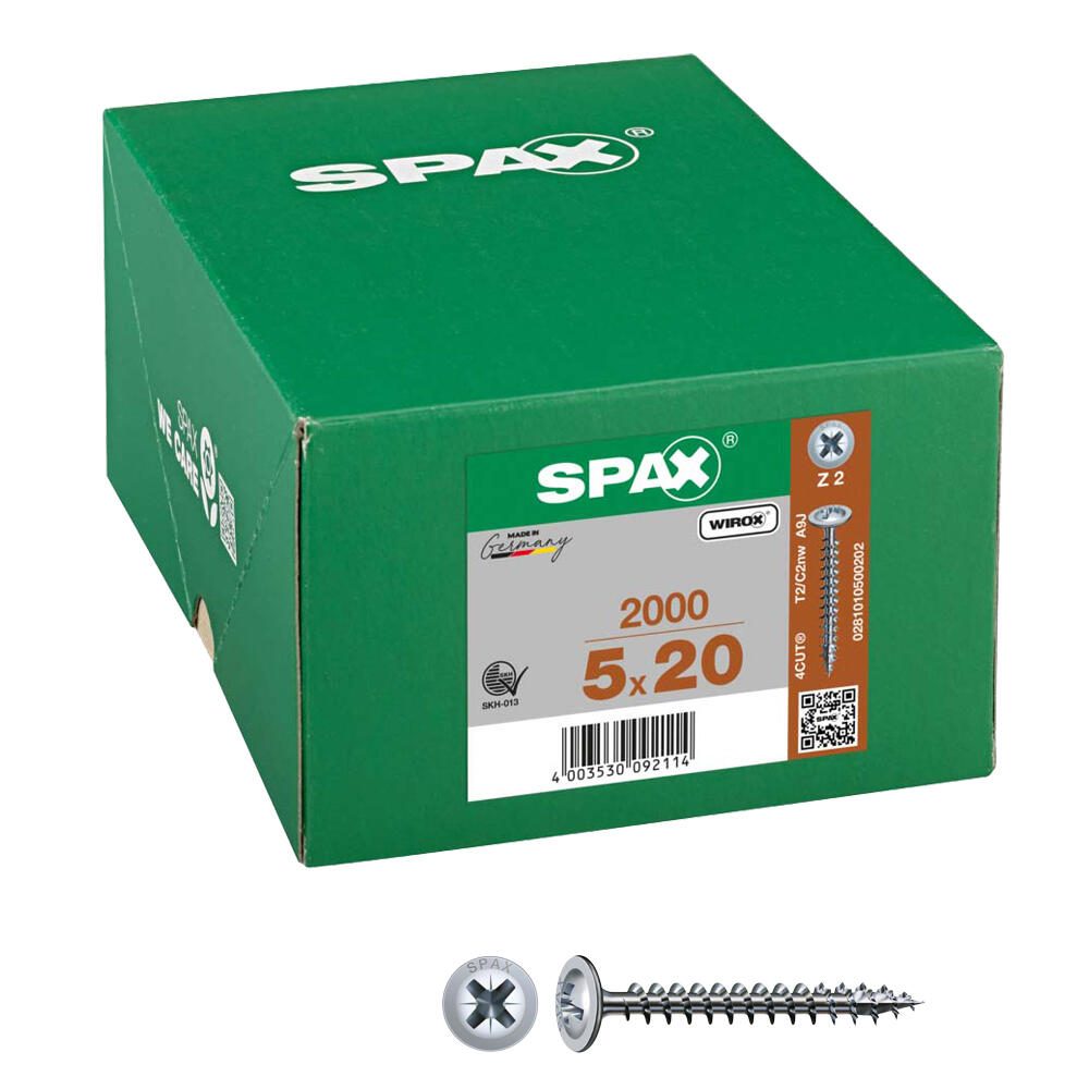 SPAX® Universalschrauben Z2 5x20 2000 St. 0281010500202