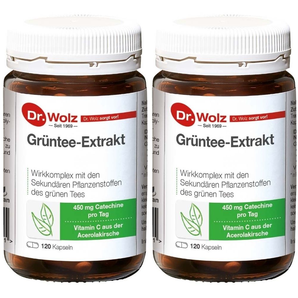 Grüntee Extrakt Dr.Wolz Kapseln 2x 2x120 St