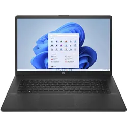 HP HP 17-cp2430ng (17.30", 512 GB, 8 GB, DE, AMD Ryzen 3 7320U), Notebook, Schwarz