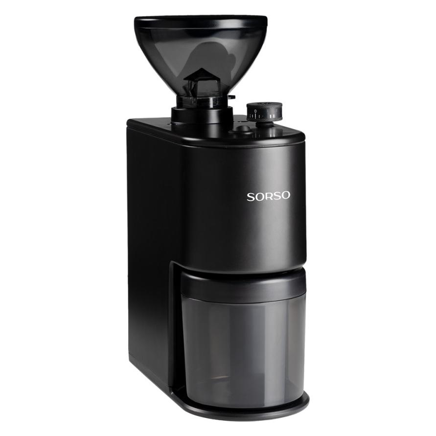 Sorso Peppe Brew & Espresso von Eureka - Elektrische Kaffeemühle - Mattschwarz (Sorgrindpeppe)