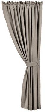 "HiEnd Accents Luna Washed Linen Lined Curtain, 48""x108"", 1PC - 48""x108"""