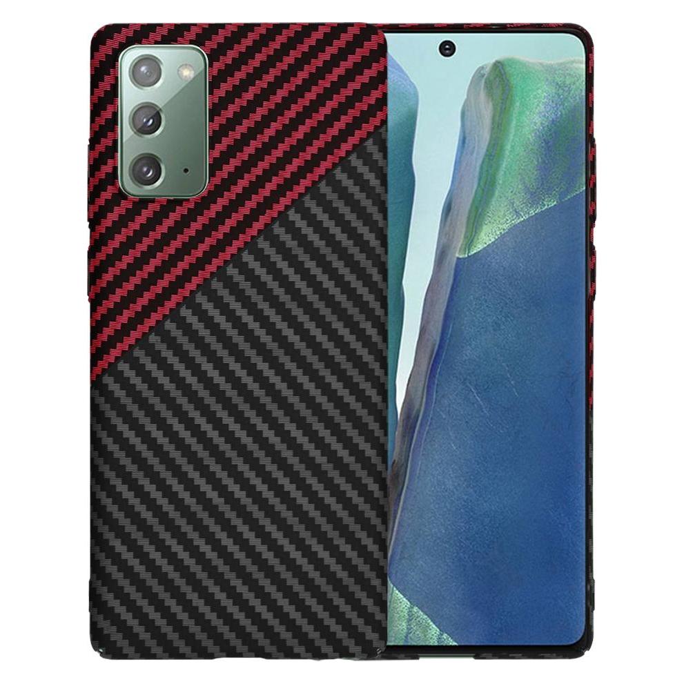 Techsuit - Carbonite FiberShell - Samsung Galaxy Note 20 4G / Note 20 5G - Red Vortex (Samsung Galaxy Note 20, Samsung Galaxy Note 20 5G) (56356934)