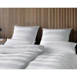 Elegante Jacquard-Satin Bettwäsche »En Bloc« 2414-00 Kissen / 40x80 cm