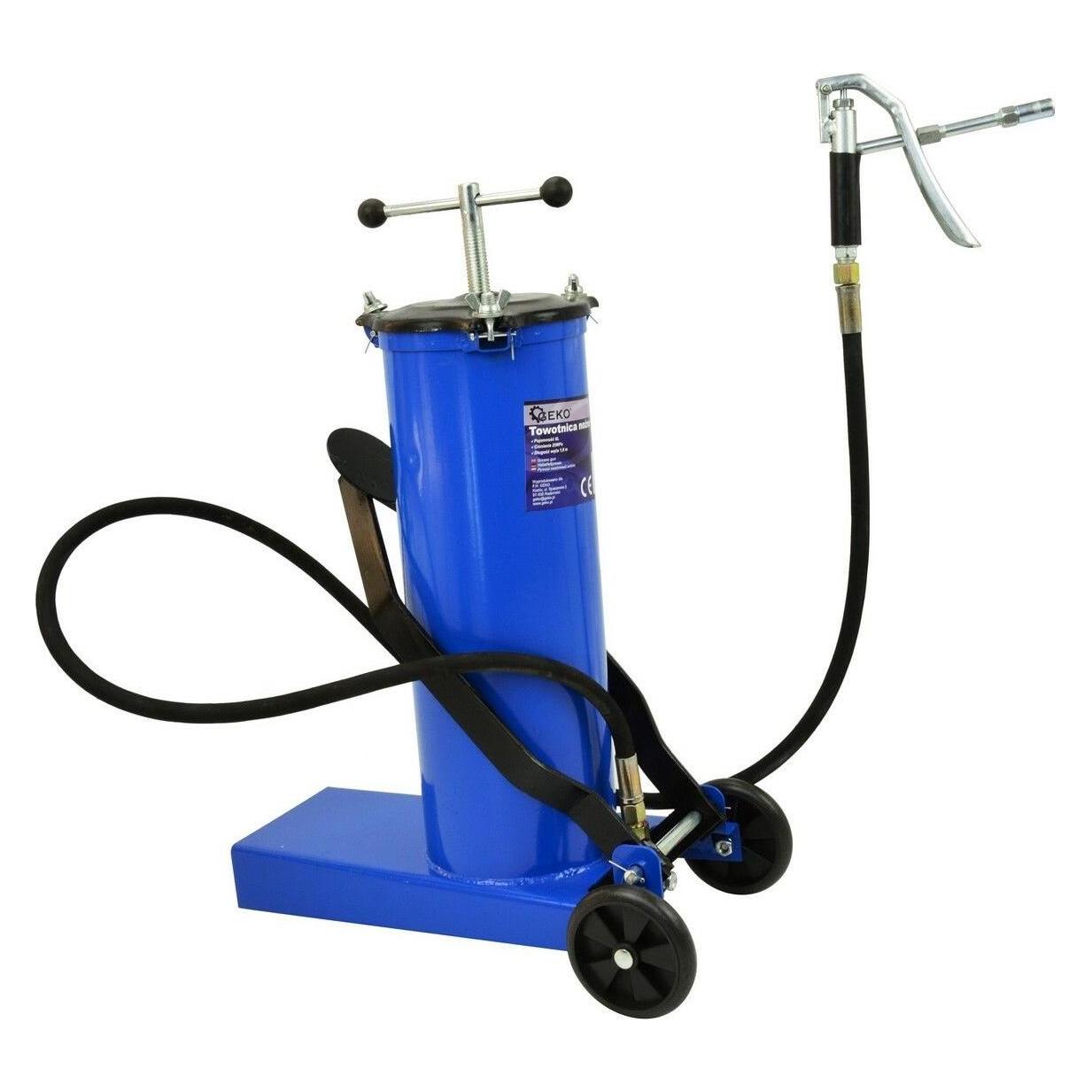 GEKO Luftpumpe für Schmierstoffe, Inhalt 6 l, Schlauch 1,8 m (24843442)