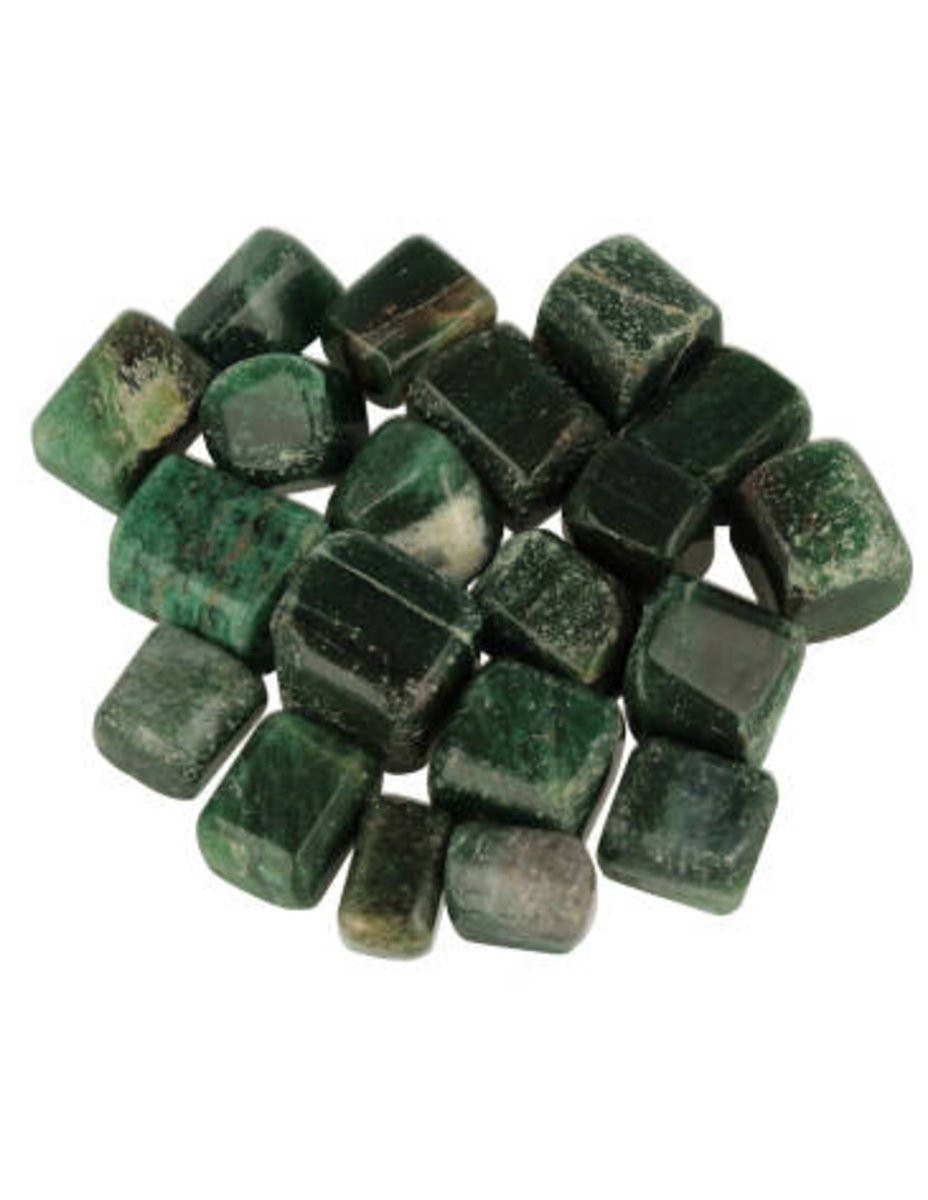 Aventurijn groene trommelstenen 250 gram
