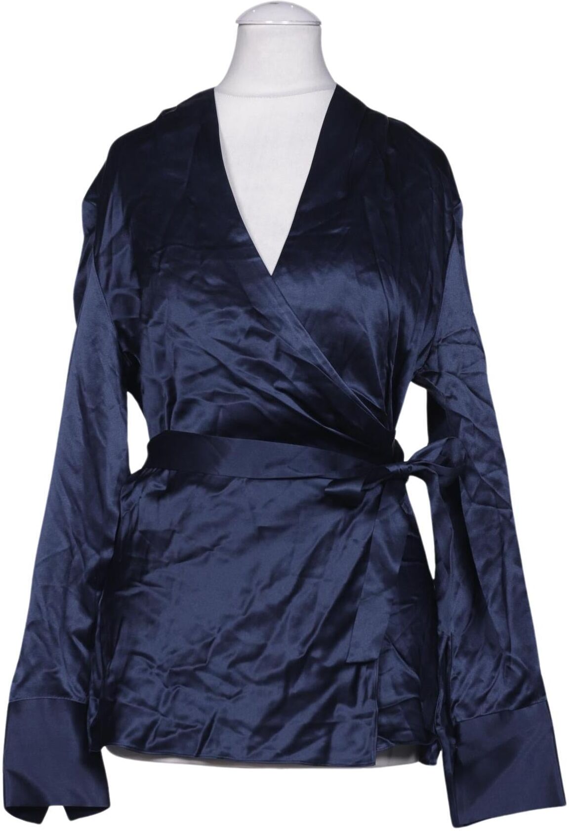 Lilysilk Damen Bluse, Marineblau, Gr. S (US 4), Seide - Second Hand