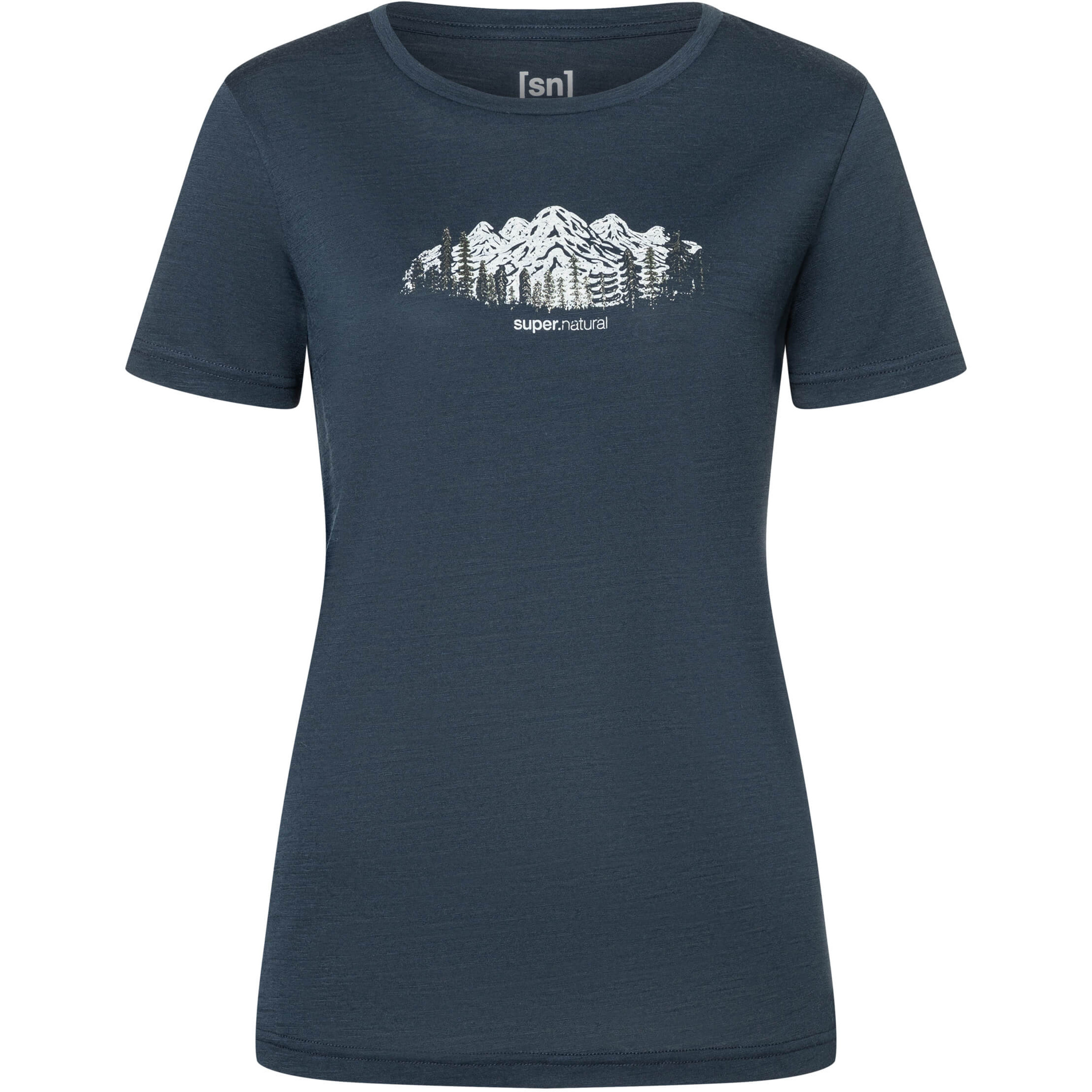 Super.Natural Canadian Woods Damen T-Shirts blau Größe L Trekking Hautfreundlich Merinowolle