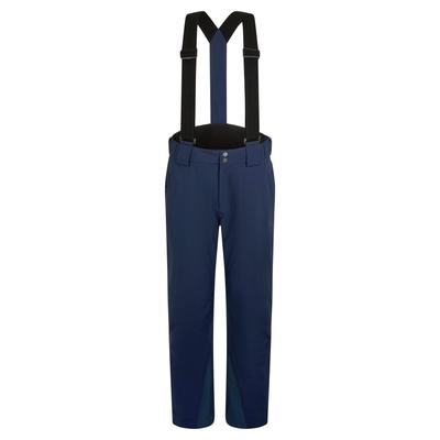 Skihose ZIENER "TAGA-Z AQUASHIELD HERREN", Herren, Gr. 48, EURO-Größen, blau (schwarz navy), Obermaterial: 100% Polyester. Futter: 100% Polyamid. Wattierung: 100% Polyester, Hosen Skihose, wasserdicht, winddicht, atmungsaktiv, mit fixen Trägern