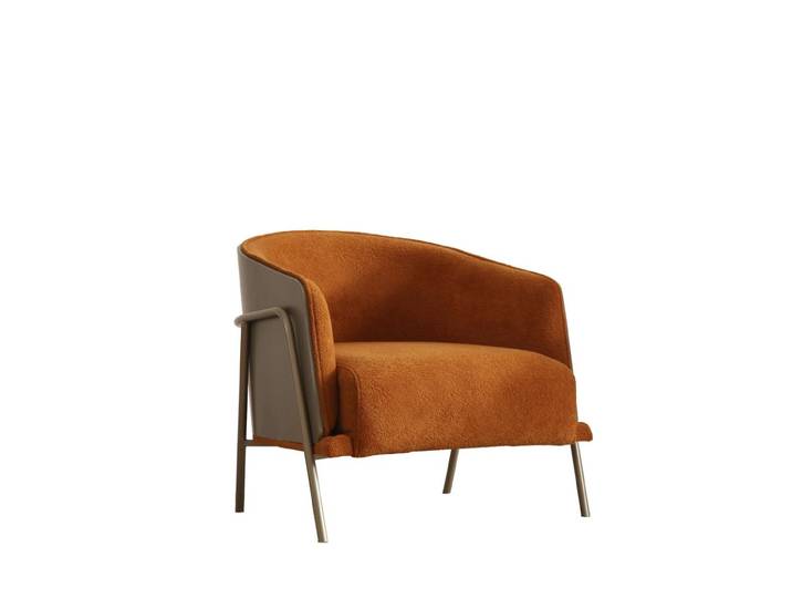 JVmoebel Big-Sofa JVMoebel 4-Sitzer-Sofa in Orange mit mittelweicher Polsterung