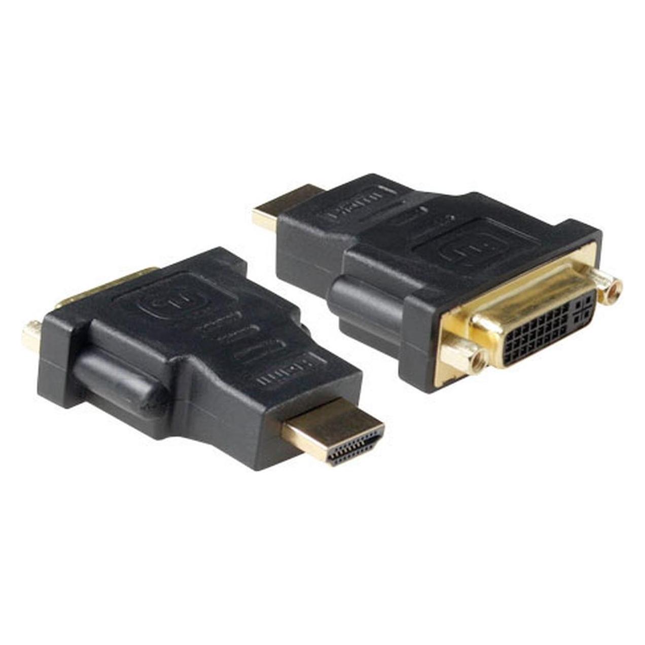 ACT Verloop adapter DVI-D female naar HDMI A male. Gender: HDMI A M/DVI-D F (AP1006)