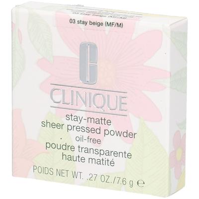 Clinique Stay-Matte St Matte Pr Pwdr-Stay Be 7.6Gm/.27Oz 7,6 g Pulver