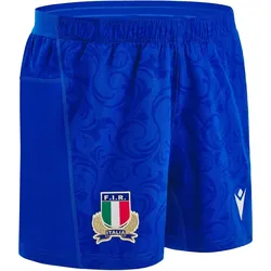 Macron, Herren, Sporthose, Kurzer Wohnsitz Italien 2024 (4XL), Blau