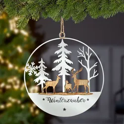 Deko Hänger ""Winterzauber"" 20cm