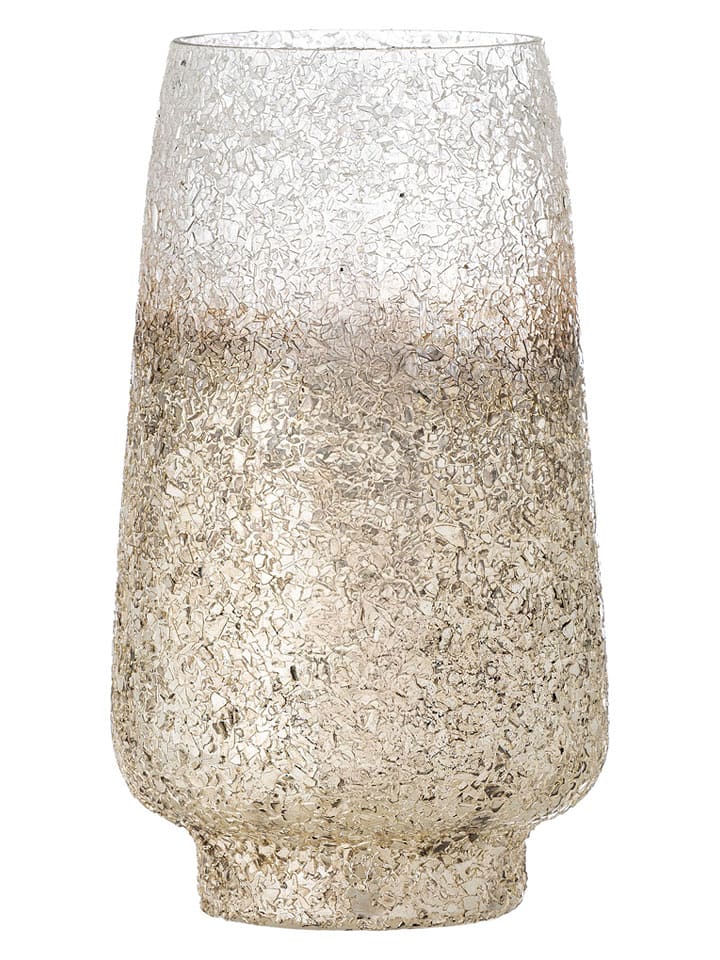 Bloomingville Windlicht ''Lucina'' in Silber - (H)20 x Ø 11 cm - onesize