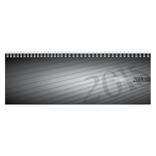 Brunnen Tischquerkalender 1W/2S anthrazit (703610290)