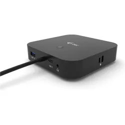 i-tec Dual (USB-C, 5 Ports), Dockingstation + USB Hub, Schwarz