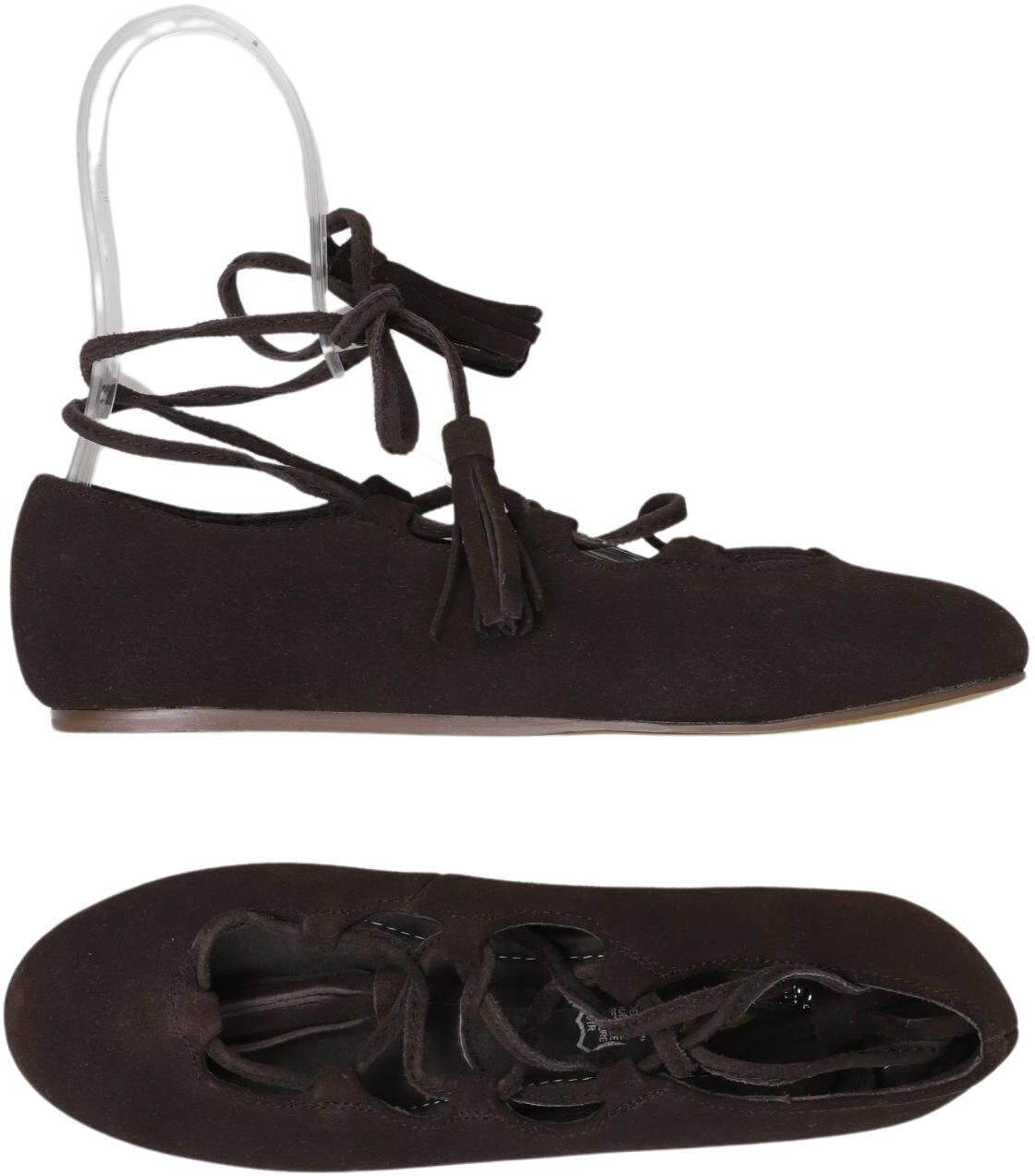 Les Tropéziennes par M Belarbi Damen Ballerina, Braun, Gr. EU 37, Leder - Second Hand