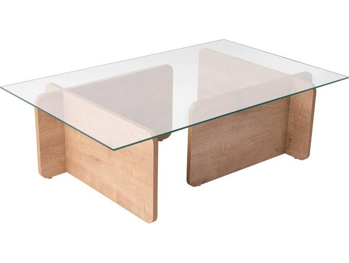 Couchtisch \ Flavio\ aus Holz – 105 x 65 x 30 cm – Eiche