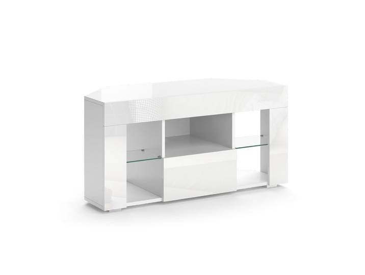 Meuble tv, blanc 100 x 50cm