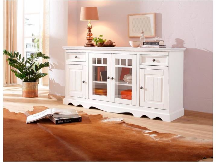 Sideboard GOODPRODUCT Melissa , weiss (weiß), B:169cm H:85cm T:45cm, Sideboards, Sideboard, Kommode, Breite 169 cm