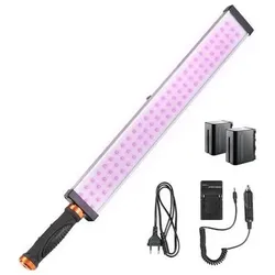 Walimex pro LED Rainbow RGB Stick 18W Set 1, Dauerlicht, Schwarz