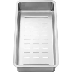 Blanco Multifunktionsschale, Abtropfgestell, Silber