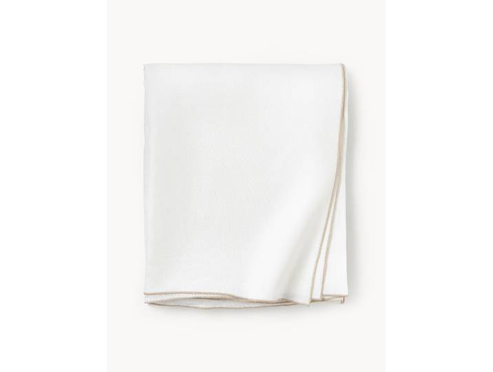 Nappe en lin avec passepoil Kennedy