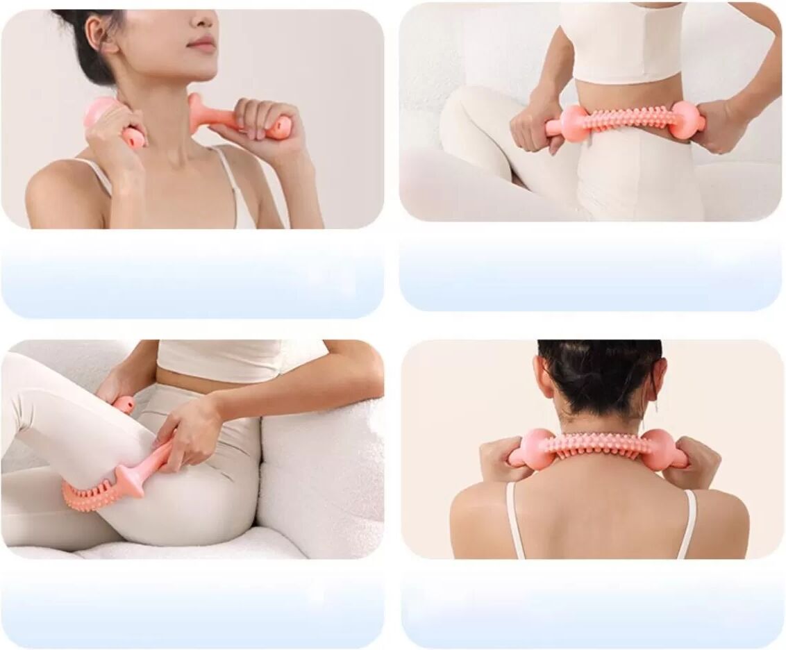 INF Bâton de massage multi-fonctions en gel souple pour la nuque Bleu