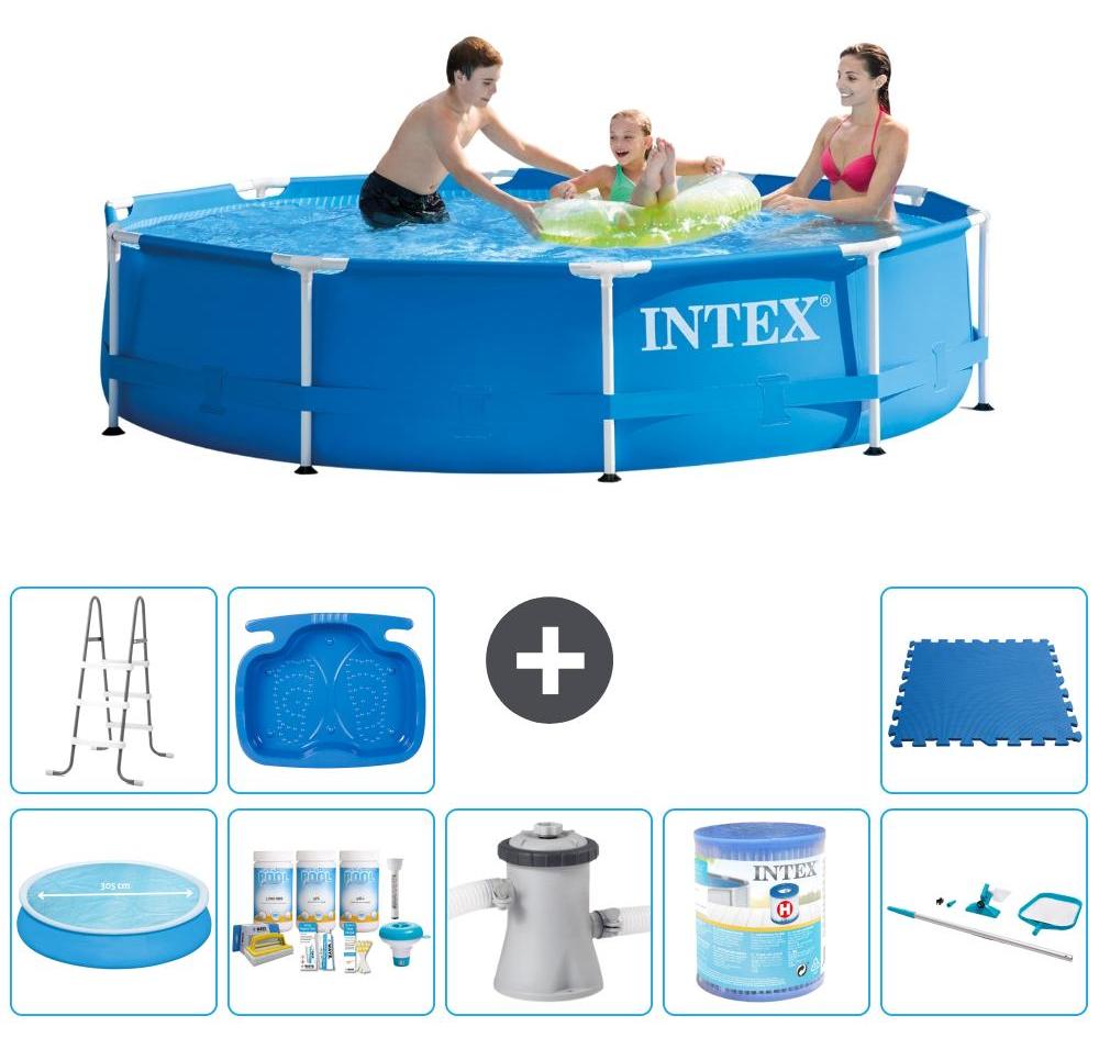 Frame Pool Rund - 305x76 cm - 9-teilig S41522