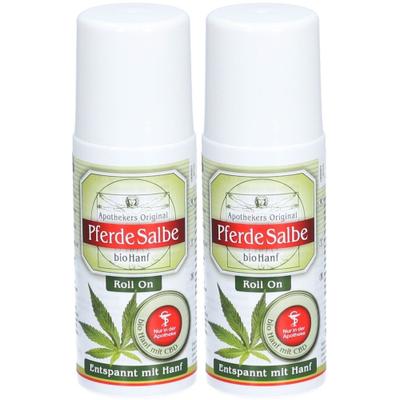 Pferdesalbe Apothekers Original Bio Hanf Roll-on 2x 2x75 ml Gel
