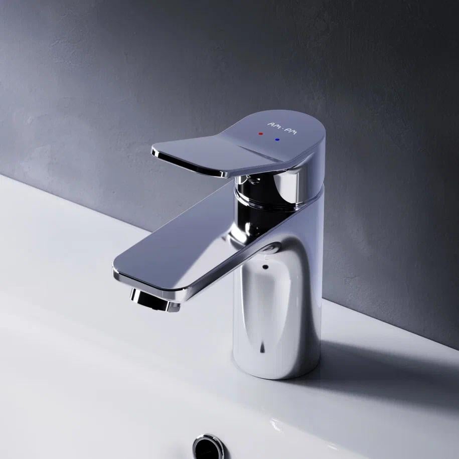 AM.PM waterbesparende wastafelmengkraan voor de badkamer, chroom