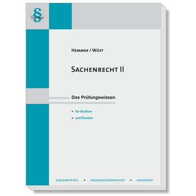 Sachenrecht II, Paperback von Karl-Edmund Hemmer,Achim Wüst,Clemens d'Alquen; Hemmer/Wüst