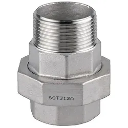 Springer, Holzverbinder, Verschraubung EN 10226-1 NPS=1 ′′ 312A, konisch dichtend L 68 mm L1=17 mm L2=19 mm (10 Stk.)