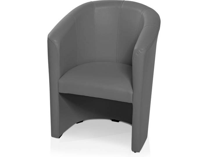 ABIZA Cocktailsessel, Material Kunstleder, grau