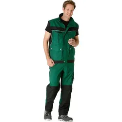 Arbeitsweste 2535 grün/schwarz, Größe 2XL - grün/schwarz - 2XL