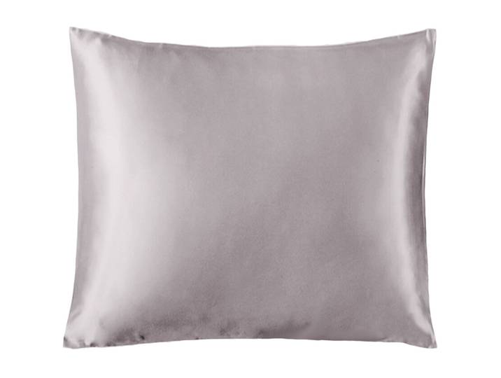 Seidenbezug Sana 65x65cm silber - Material: 100% Maulbeerseide