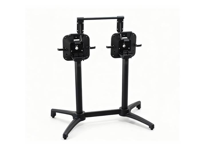 Oviala - Pied de table double aluminium 72 cm