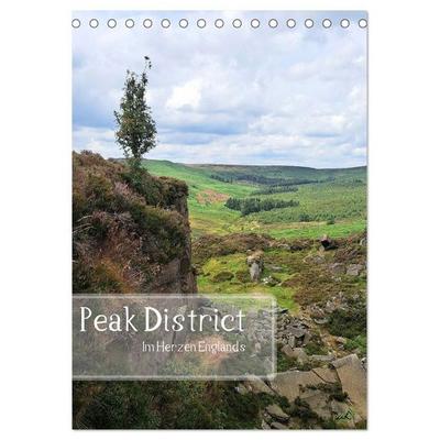 Peak District - Im Herzen Englands (Tischkalender 2027 DIN A5 hoch), CALVENDO Monatskalender