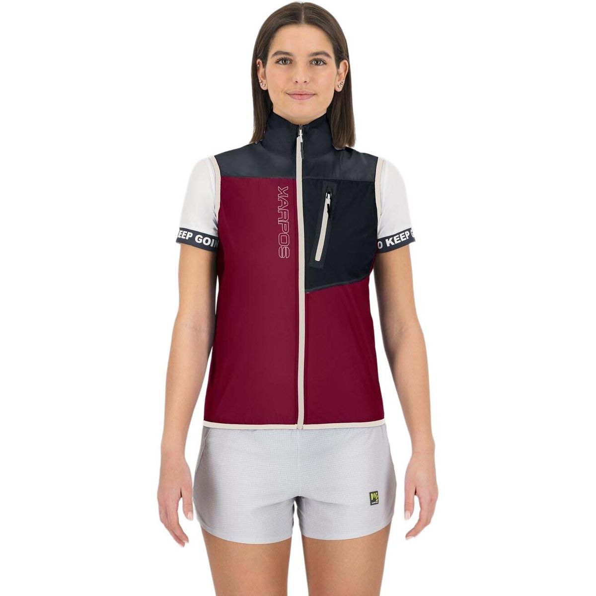 Karpos Lavaredo Wind W Vest beet red/vulcan (021) S 2512038-021-S