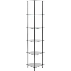 vidaXL, Regal, Hellenbach (mit 6 Regalen) (30 x 30 x 160 cm)