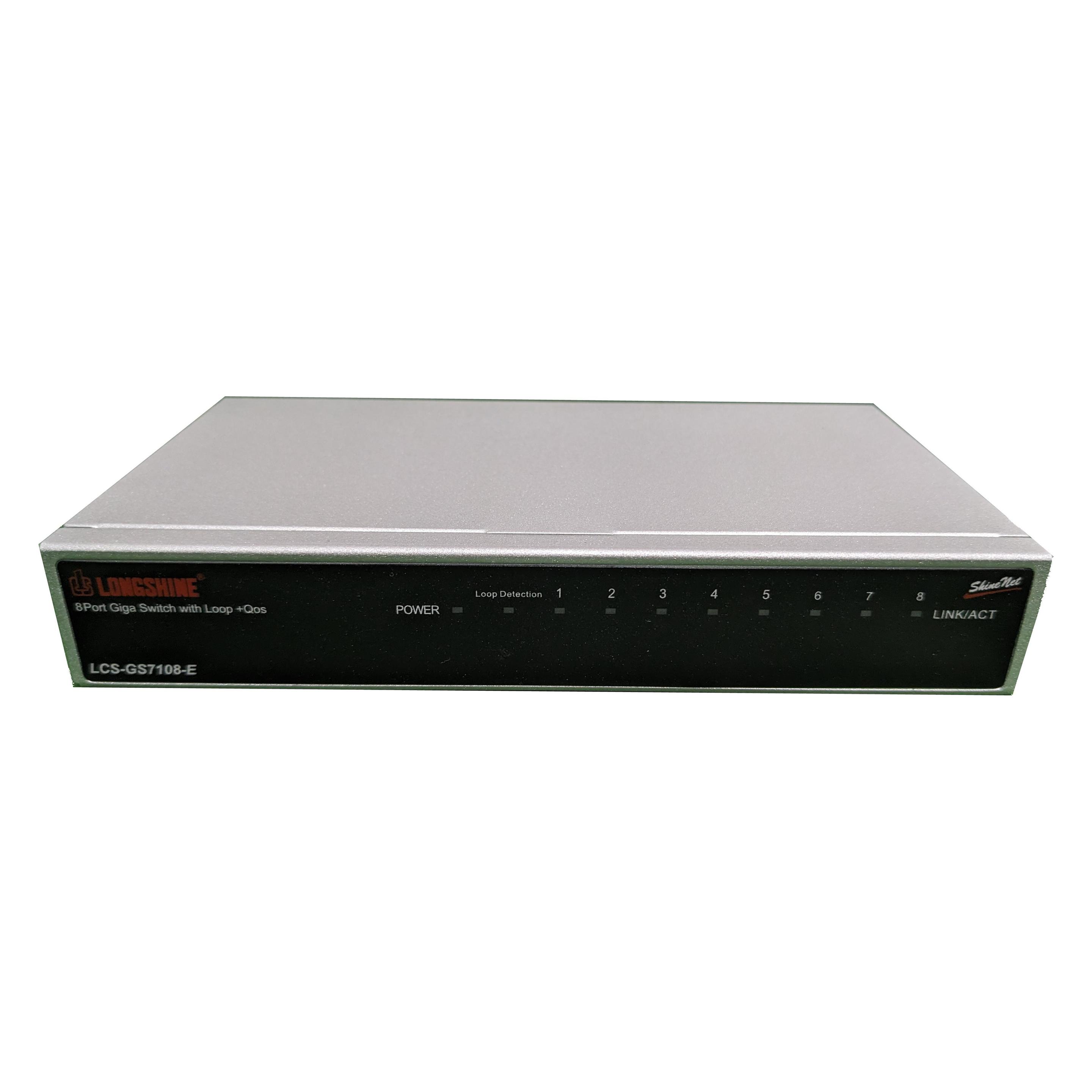 Longshine Switch 8x GE GS7108-E (8 Ports) (LCS-GS7108-E)