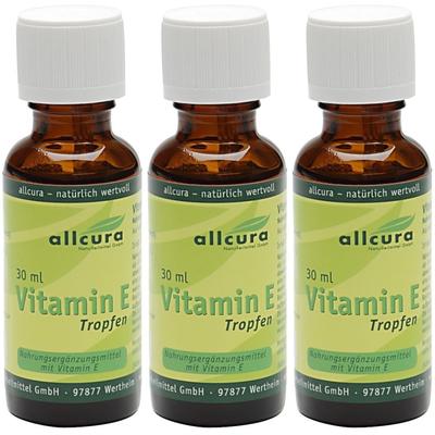 allcura Vitamin E, Tropfen 3x30 ml