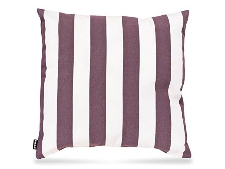 H.O.C.K. Kissen inkl. Füllung 50x50cm Outdoor Classic Streifen brombeer