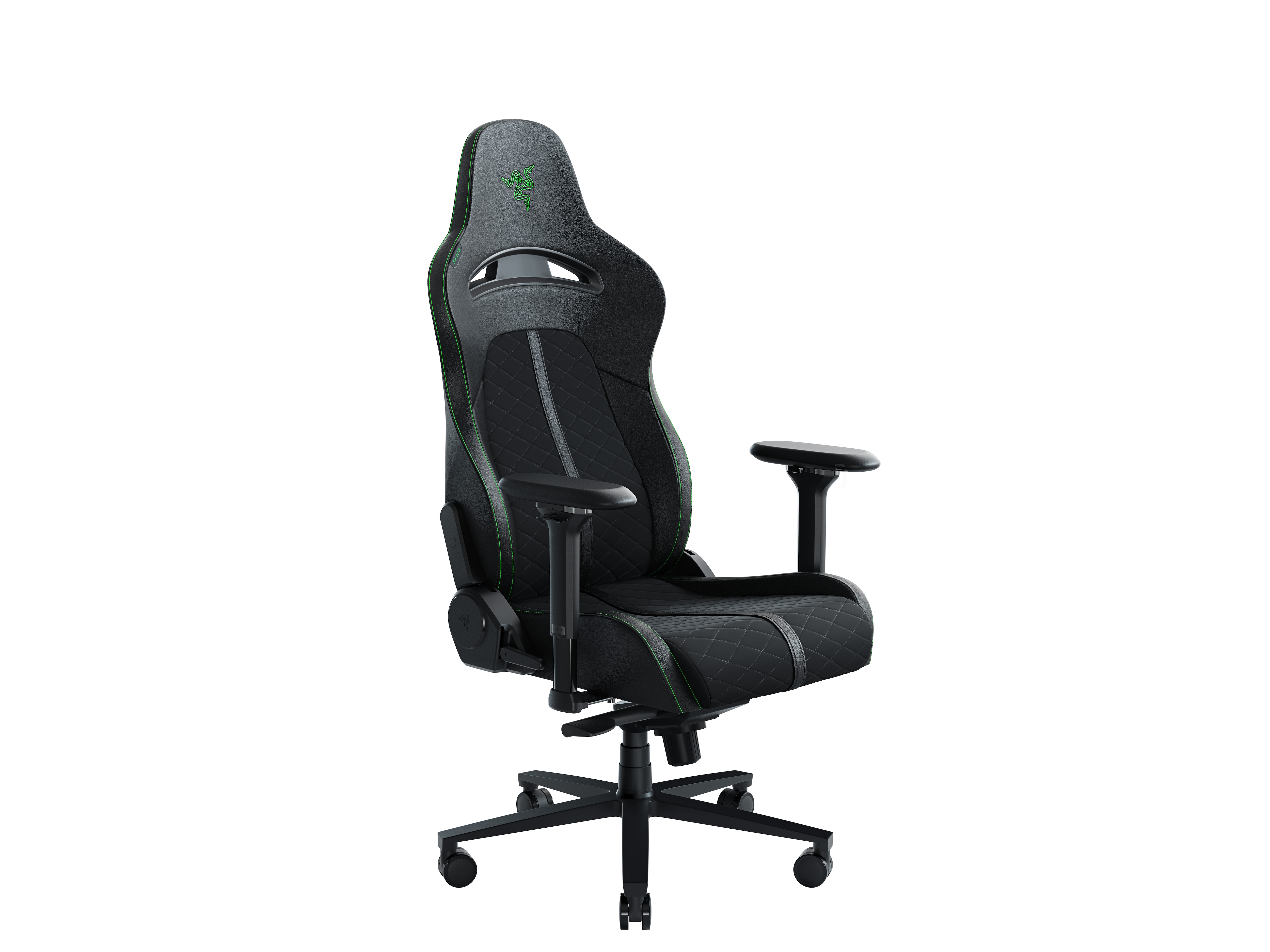 RAZER ENKI Schwarz / Grün - Gaming-Stuhl für Sitzkomfort den ganzen Tag RZ38-03720100-R3G1