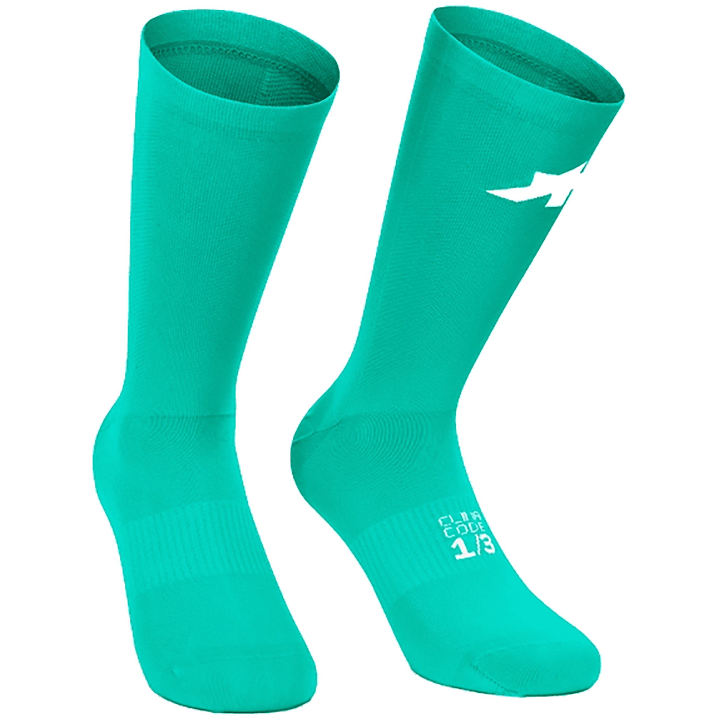 Assos Racing S11 Fahrradsocken gruen Größe 43 Gravel | Rennrad Elastisch