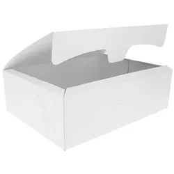 MONOUSO - Gebäck Box weiß 20,4x15,8x6cm 1Kg (20 Stück)