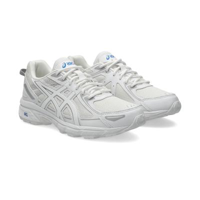 Sneaker ASICS SPORTSTYLE "GEL-VENTURE 6 GS", Mädchen, Gr. 37, weiß (weiß, illusion blau), Synthetik, Schuhe Sneaker