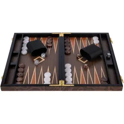 Longfield Backgammon 15" - Walnusswurzelholz (2 Spieler)