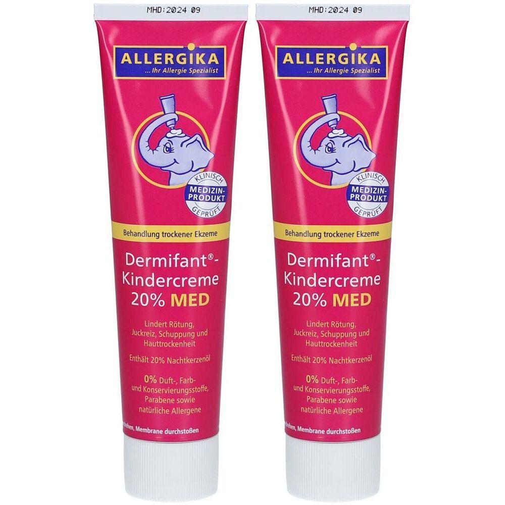 DERMIFANT-Kindercreme 20% MED x2 2x100 ml Creme